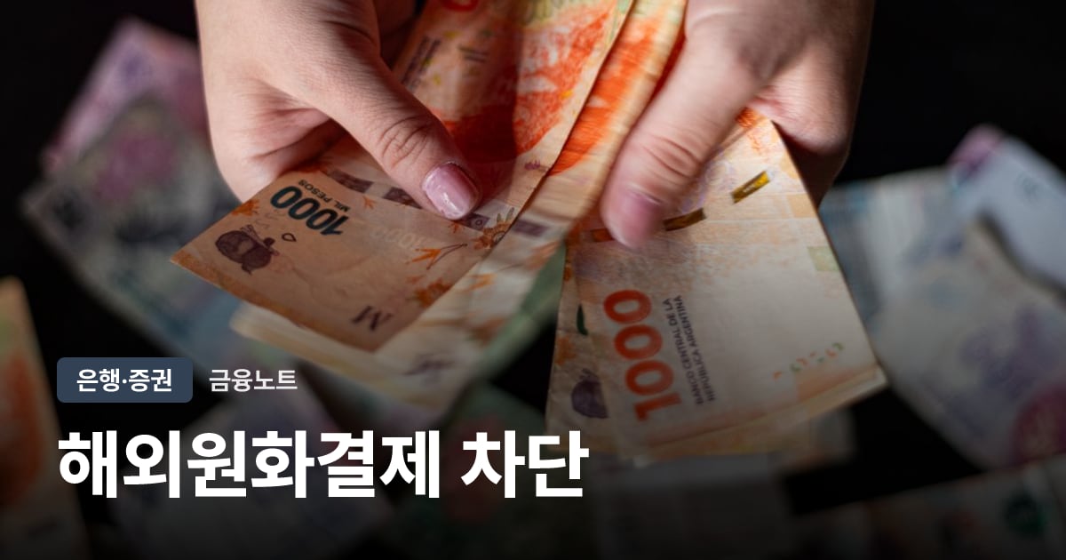 해외원화결제 DCC 차단