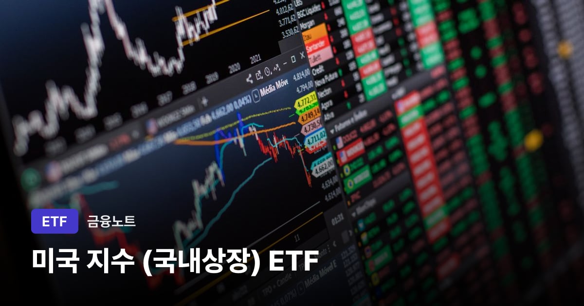 미국 지수 (국내상장) ETF 대표 이미지