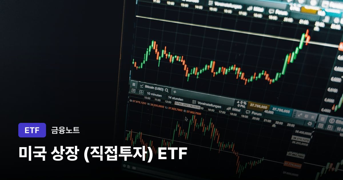 미국 상장 (직접투자) ETF 대표 이미지