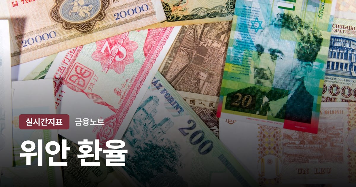 위안 환율 대표 이미지