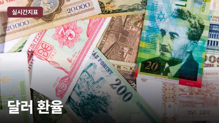 달러 환율 (원/달러)